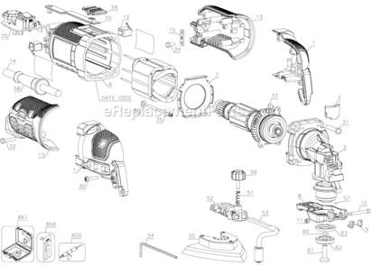 Part Location Diagram of 90587263 DeWALT SPRING, KNOB